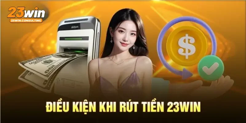 Điều kiện rút tiền 23win